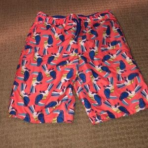 Toucan swim trunks